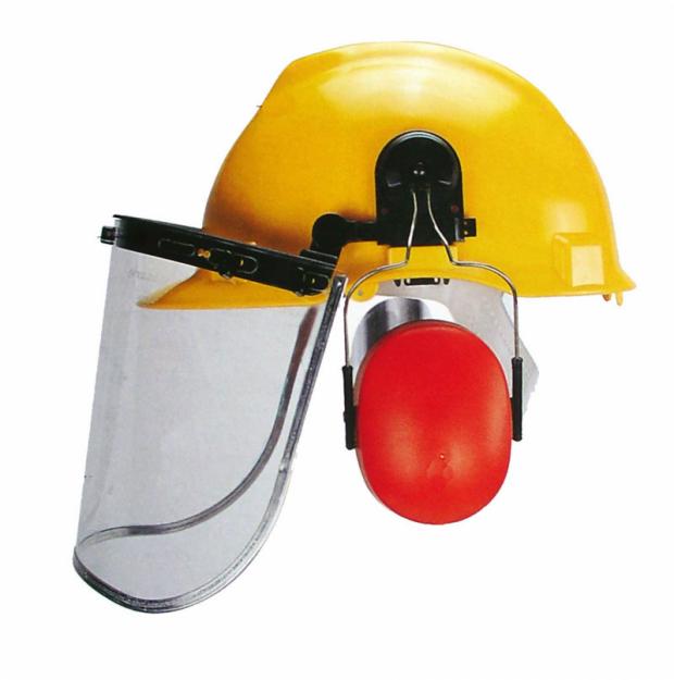 Mũ nhựa gắn kính + Phôn chống ồn